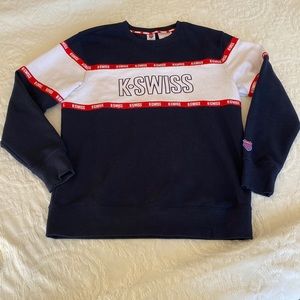 K-Swiss blue sweatshirt